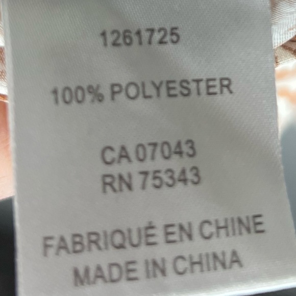 Rachel Zoe Tan and Brown Smocked Peplum Boho Blouse - Picture 5 of 5